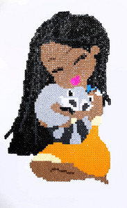 Mary G, cuddle time, Hama beads.jpg